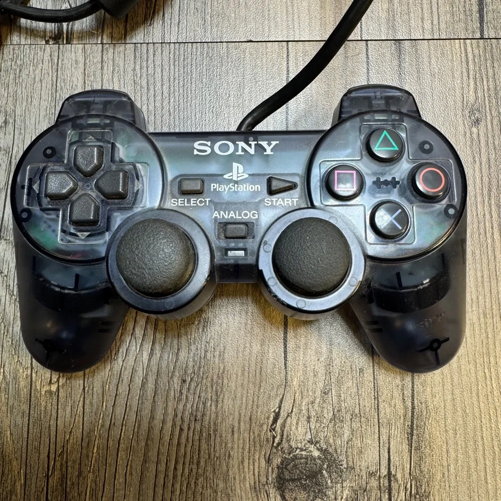 Official Sony PlayStation 2 PS2 Dualshock 2 - Smoke Gray Remote Game Controller